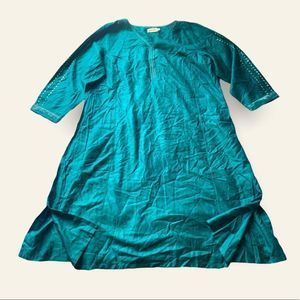 😍❤️❤️ Silk Viscose Blend Long Kurta Luxurious Tunik Amazing Color Suze XXL NWOT